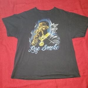 Pop Smoke Black Graphic T-Shirt